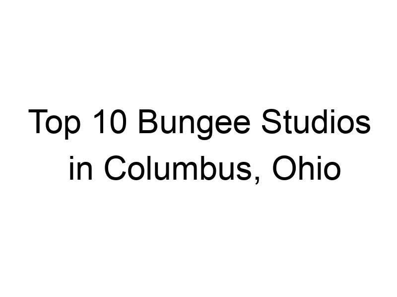 top 10 bungee studios in columbus ohio 180 1